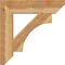 Ekena Millwork Westlake Slat Rough Sawn Bracket, Western Red Cedar, 6"W x 30"D x 30"H BKT06X30X30WTL06RWR - alternate 4